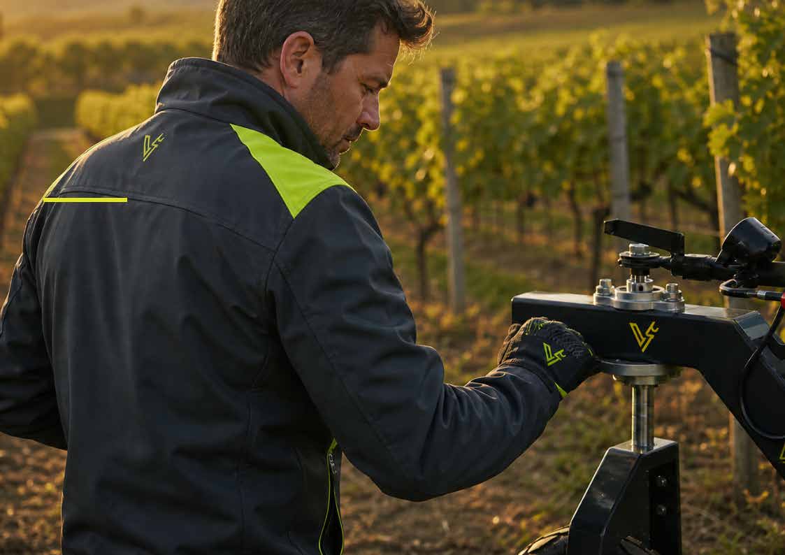 Un professionnel travaille avec Voltache